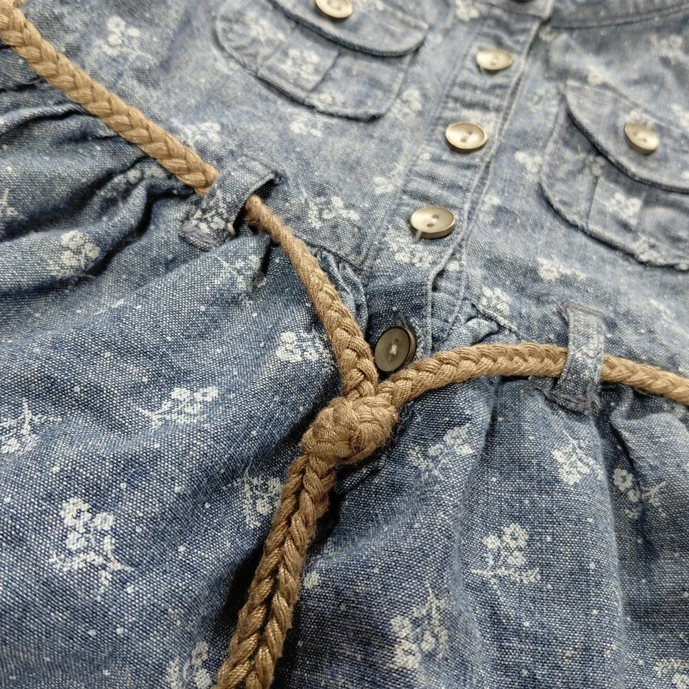Carter's Baby Girls' Chambray Floral Denim Inspired 12 Months Boho Western